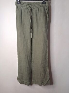 Tommy Bahama 100% Linen Pull-On Pants Sage Green XXS